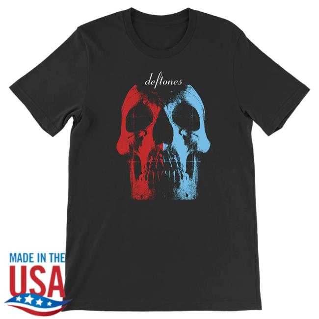 Official Deftones Merch Store Deftones Split Skull Logo Popover Shirt Deftones Shop