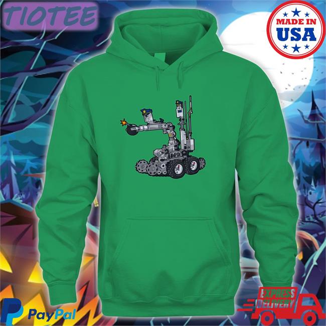 Donut Operator Merch Dallas Bomb Robot Long Sleeve Shirt