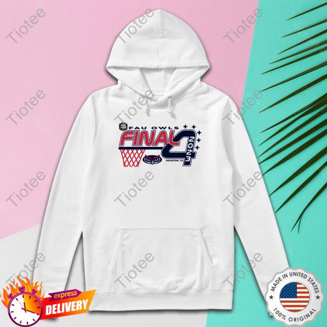 FAU Owls 2023 Final Four Oversized Tee Official FAU Owls 2023 Final Four Oversized Long Sleeve T Shirt