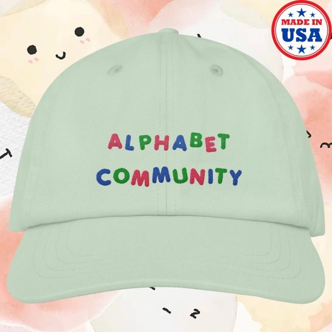 Official Everpress Clothing Merch Alphabet Community Hat Pastel Mint