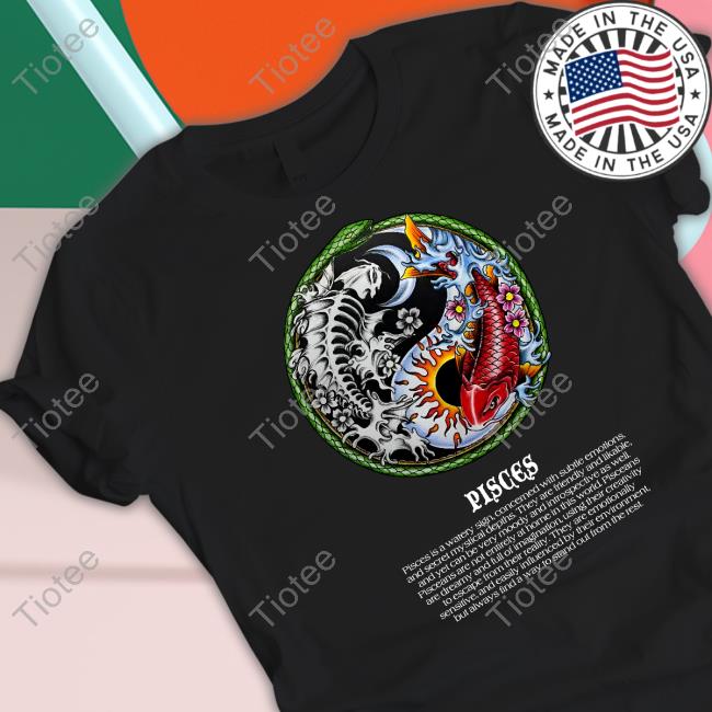 Pisces Is A Watery Sign Concerned With Subtle Emotions Tee Shirt