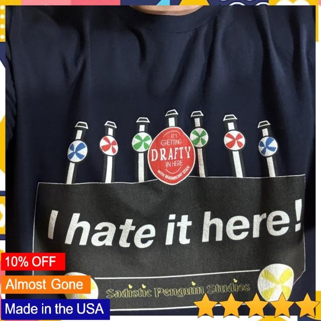 I Hate It Here Short Sleeve Tee | Sadistic Penguin Studios