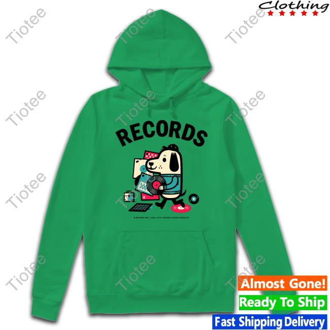 Records Dog Tee Records Dog Sweatshirt