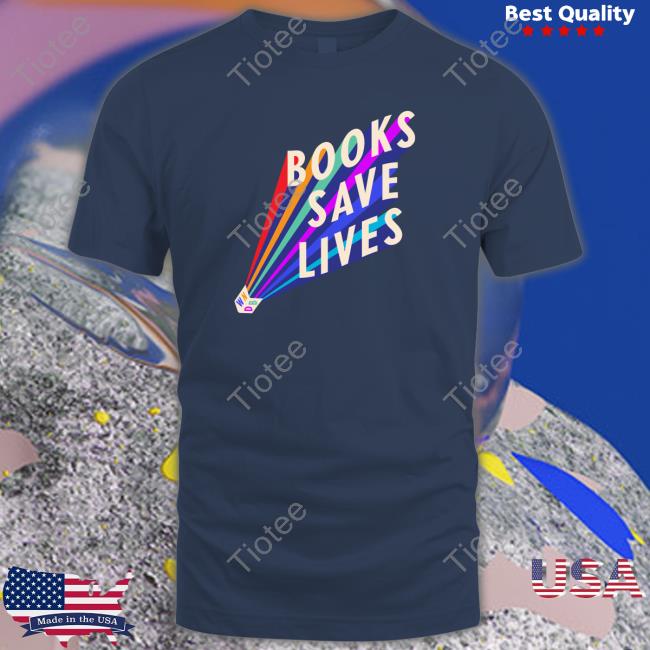 Official Books Save Lives T Shirt