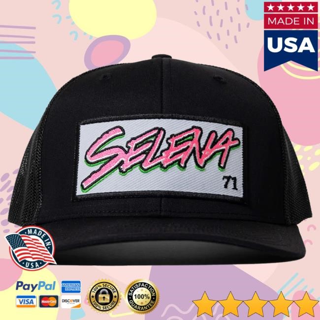 Official Selena Quintanilla Merch 90s Selena Retro Patch Hat