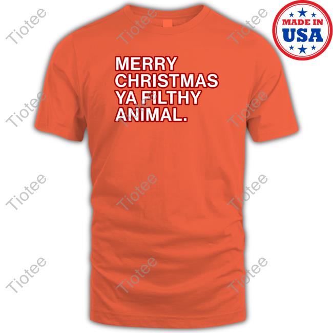 Obvious Shirts Merch Merry Christmas Ya Filthy Animal T Shirt