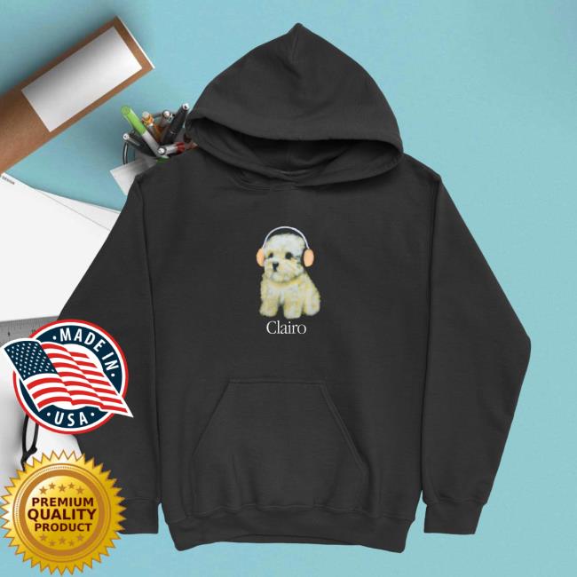Official Clairo Shop Merch Clairo Dog Hoodies