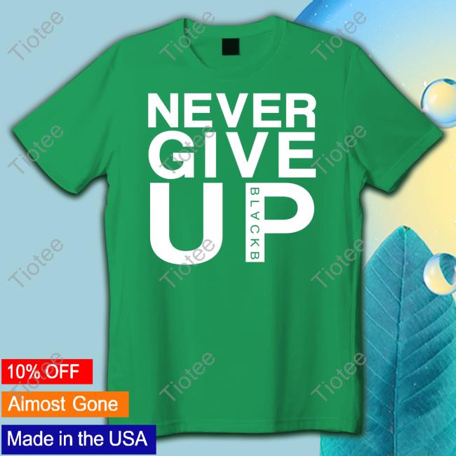 Mo Salah Never Give Up Black B Hooded Sweatshirt