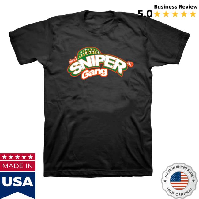 Sniper Gang Apparel Merch Orange (Black) Sniper Crush T Shirt