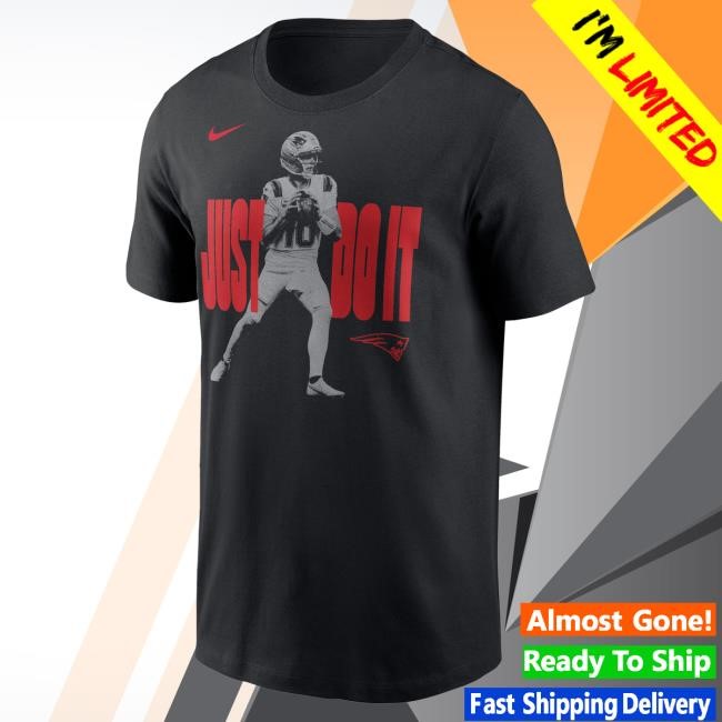 Nike Drake Maye Black NFL Football NFL Patriots T-Shirt