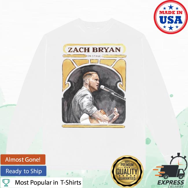 Official Zach Bryan Merch Store Shop Onstage LS Tee