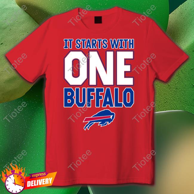 Buffalobills It Starts With One Buffalo Hoodie