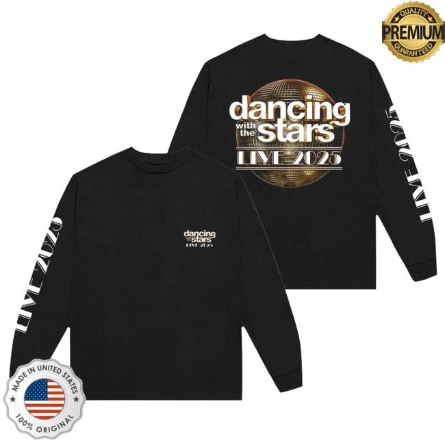 Dancing With The Stars Live 2025 Event L/S Tee Dancing With The Stars Merch
