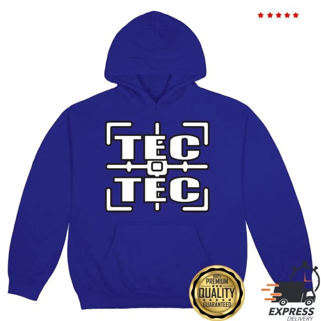 Official Lil Tecca Merch Store Tec Crosshair Hoodie (Red)
