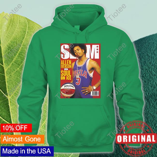 Official Slam Goods Merch Jason Kelce's Mitchell Ness Allen Iverson Slam Magazine Cap