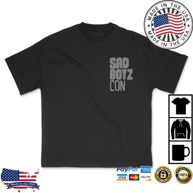 Official Sad Boyz Merch Sad Boyz En Las Nubes T Shirt Black