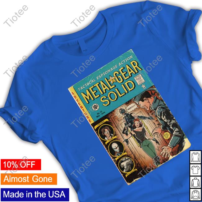 Zix Comix Tactical Espionage Action Metal Gear Solid Poster Tee