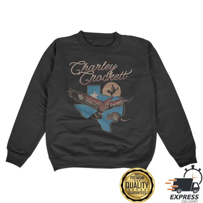 Charley Crockett Texas Hawk Crewneck | Classic Archive Graphic