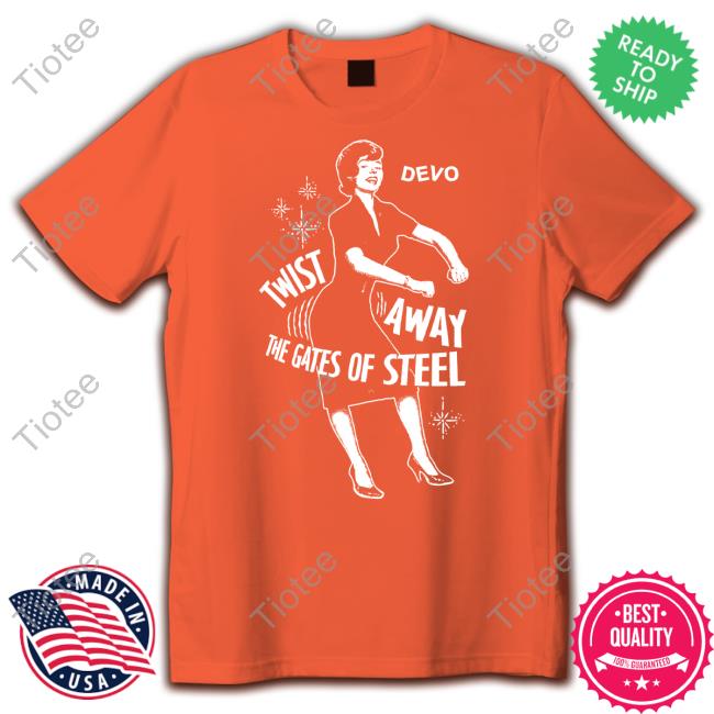Devo Us Merch Twist Away The Gates Of Steel Long Sleeved T Shirt