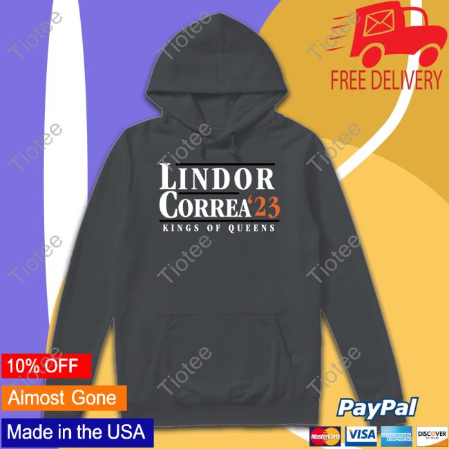 Ustadium Store Lindor Correa 23 Kings Of Queens Shirt