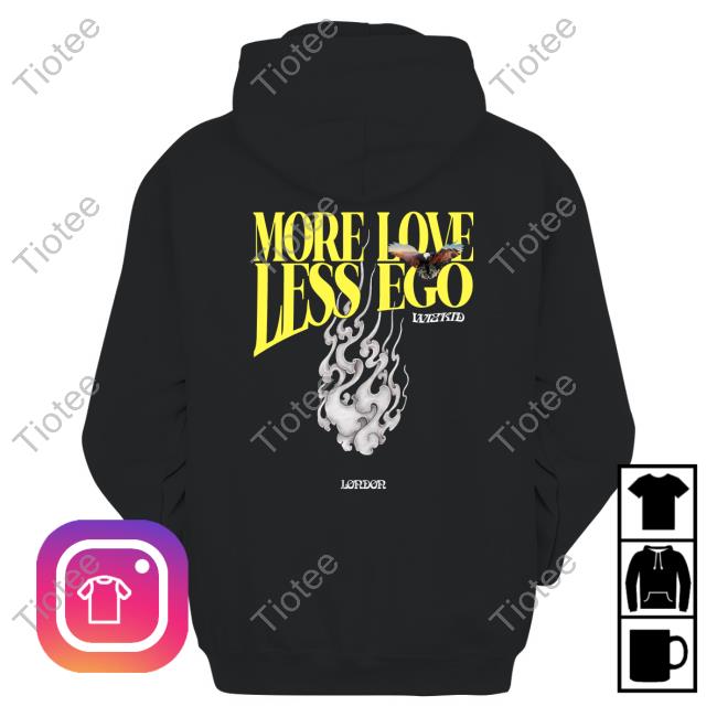 Wizkid More Love Less Ego Tee Wizkid More Love Less Ego T-Shirt