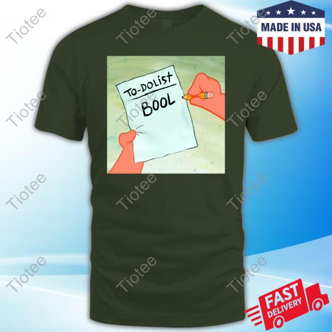 To Do List Bool Shirt 2024