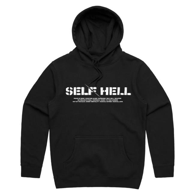 Official While She Sleeps Merch Bar While She Sleeps - Self Hell Pull Over Hoodie Black MerchBar