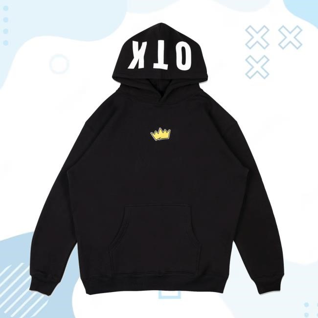Otk Official Merch Store Icon Hoodie Retro Black Otk Clothing Shop Otk Collection