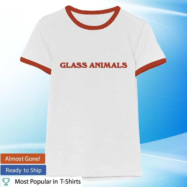 Official Glass Animals Merch Store Shop Glass Animals I Love You So F***ing Much Tour Ringer T-Shirts in White GlassAnimals