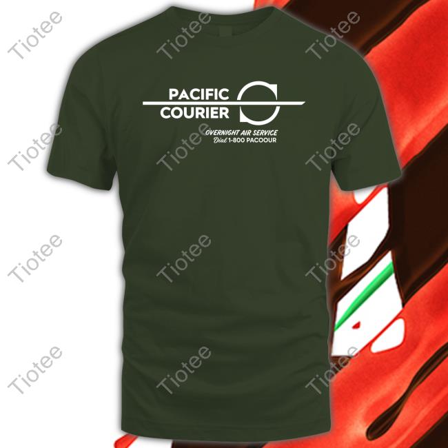 Pacific Courier Overnight Aire Service Shirt Last Exit To Nowhere Merch