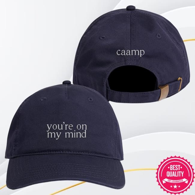 Official Caamp Merch You're On My Mind Embroidered Hat