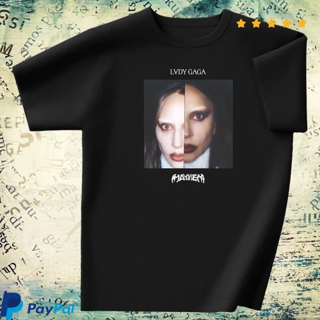 Official Lady Gaga Merch Store Lady Gaga Dual Photo Tees