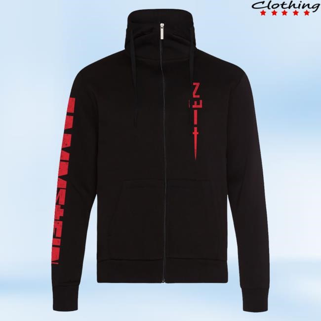 Official Rammstein Merch Store Rammstein Full Zip Hoodie ”Zeithüter”