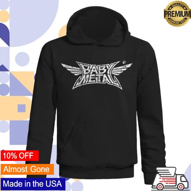 Official Baby Metal Merch Store BabyMetal Crush Logo Pullover Hoodie Baby Metal Apparel Clothing Shop