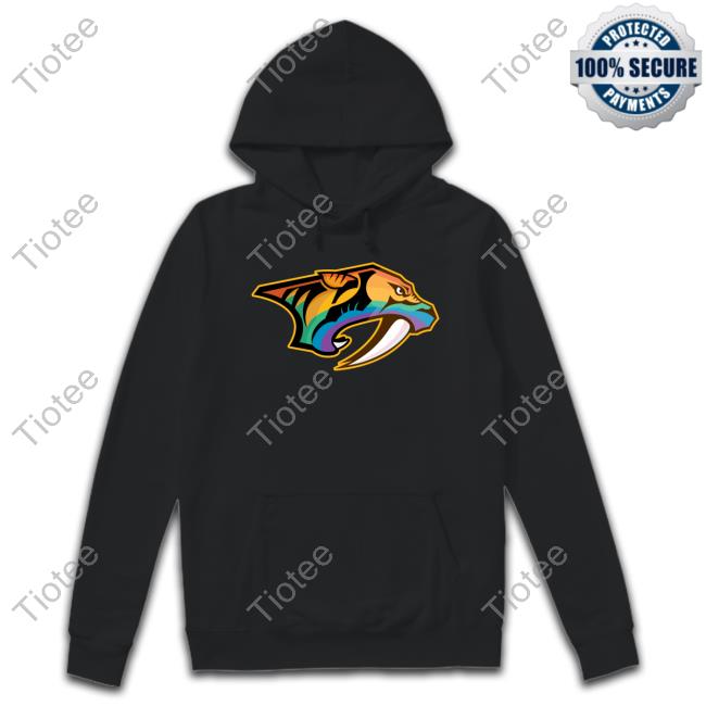 Progress Pride Flag Nashville Predators Logo Shirt