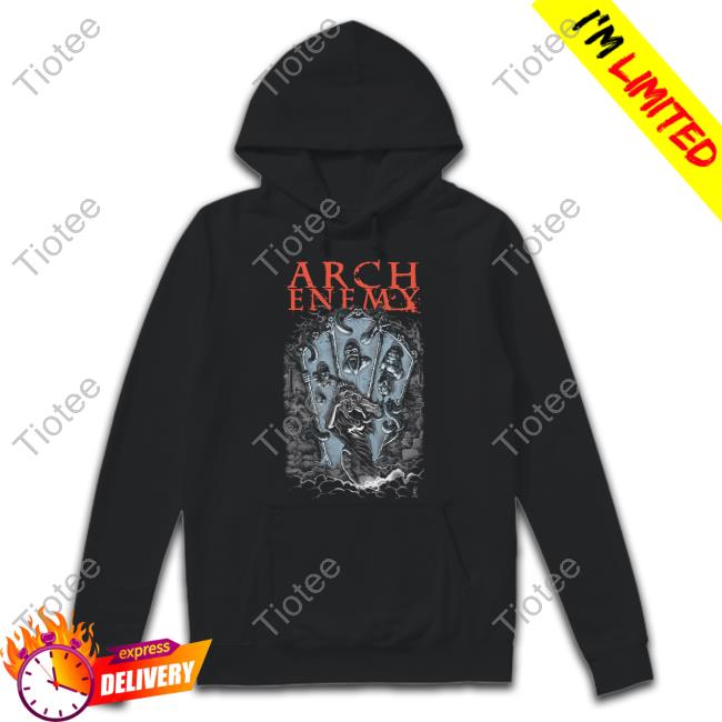 Rebellion Republic Merch Arch Enemy Mirrors Red Sweatshirt