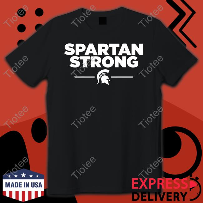 Nudge Printing Store Michigan State University Spartan Strong Fundraiser Hoodie Sweatshirt