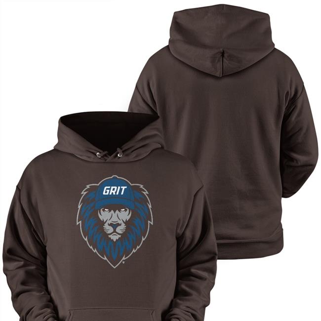 Detroit Football Grit Hooded Sweatshirt