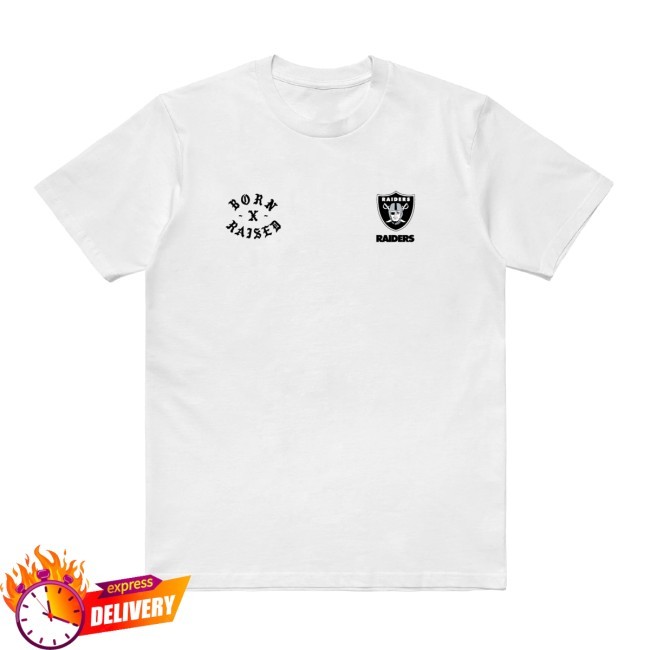 Born X Raised + Raiders Collegiate Shirt