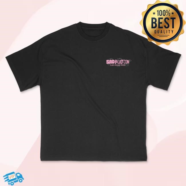Official Sad Boyz Merch Sad Boyz Dragon Cloud Shirt Black - Pink Print