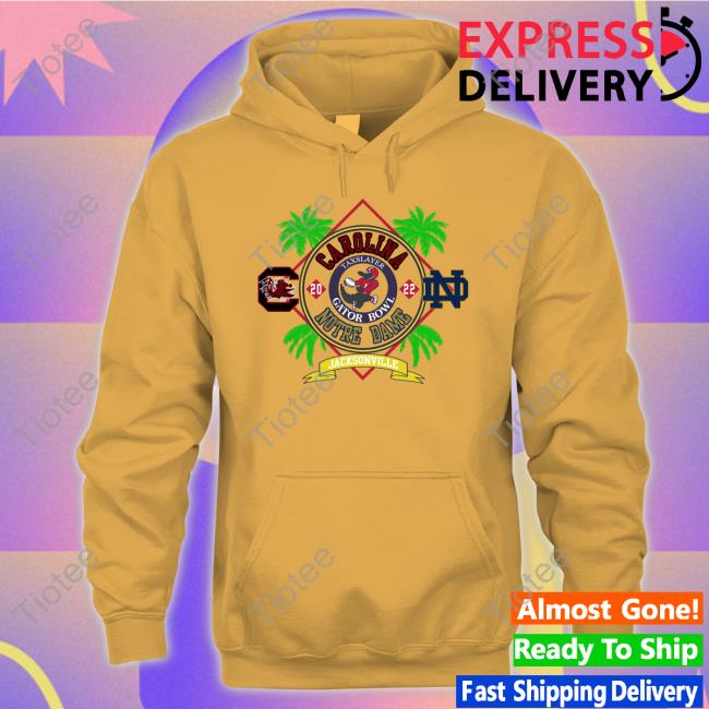 Carolina Taxslayer Gator Bowl Notre Dame Jacksonville Shirt Bull Ward Carolina Taxslayer Gator Bowl Notre Dame Jacksonville Sweatshirt