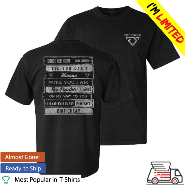 Official Cody Johnson Merch Store Cody Johnson Cassette Shirt Cody Johnson Apparel Clothing Shop CodyJohnson