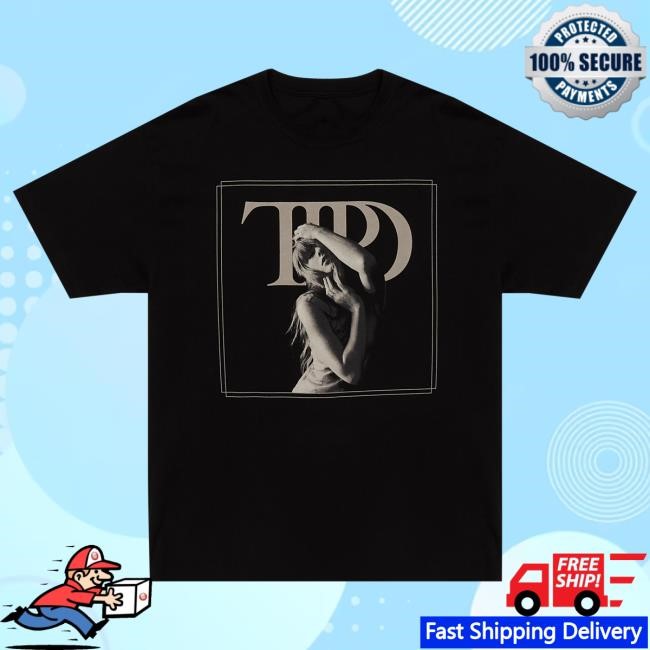 Official Taylor Swift Merch Store The Tortured Poets Department Black Photo T-Shirts Taylor Swift Apparel Clothing TaylorSwift
