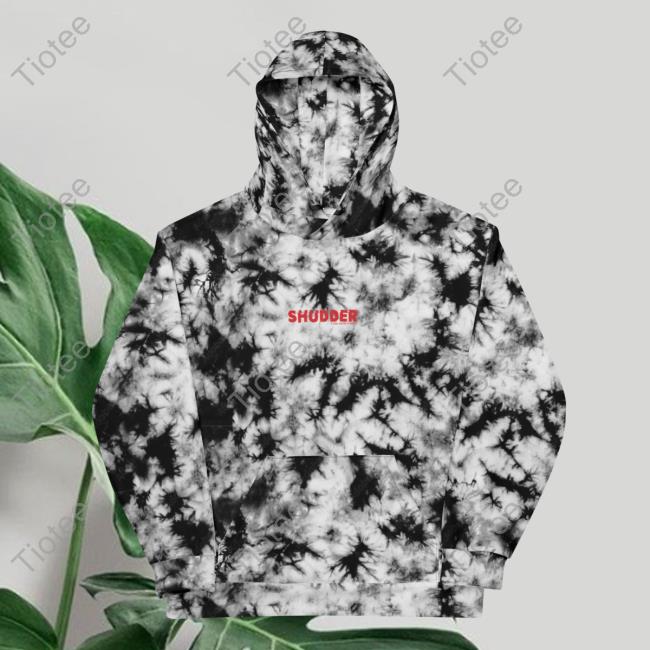Official Amc Tv Shop Shudder Logo All Over Print Tie Dye Crewneck Sweatshirt 3D Aop