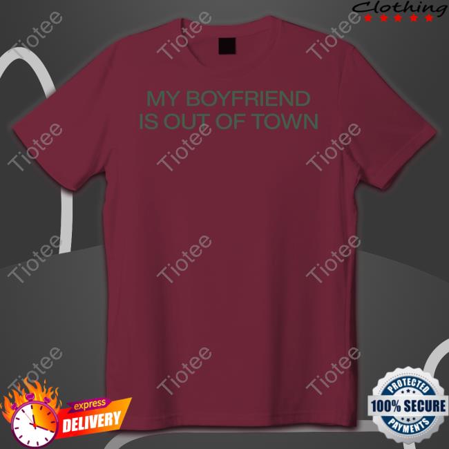 Nostalgia Drew Barrymore Wearing My Boyfriend Is Out Of Town T Shirt