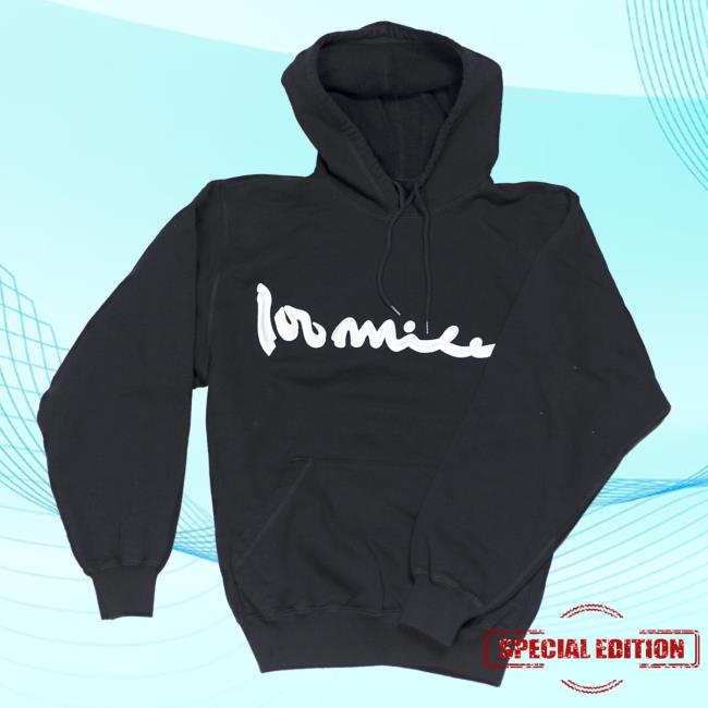 Official 100 Miles Brand 100 Miles Signature Pullover Hoodie Black Official 100 Miles Brand 100 Miles Signature Hoodies Black