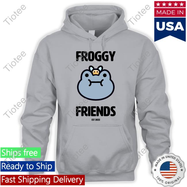 Froggy Friends Est 2022 Hooded Sweatshirt