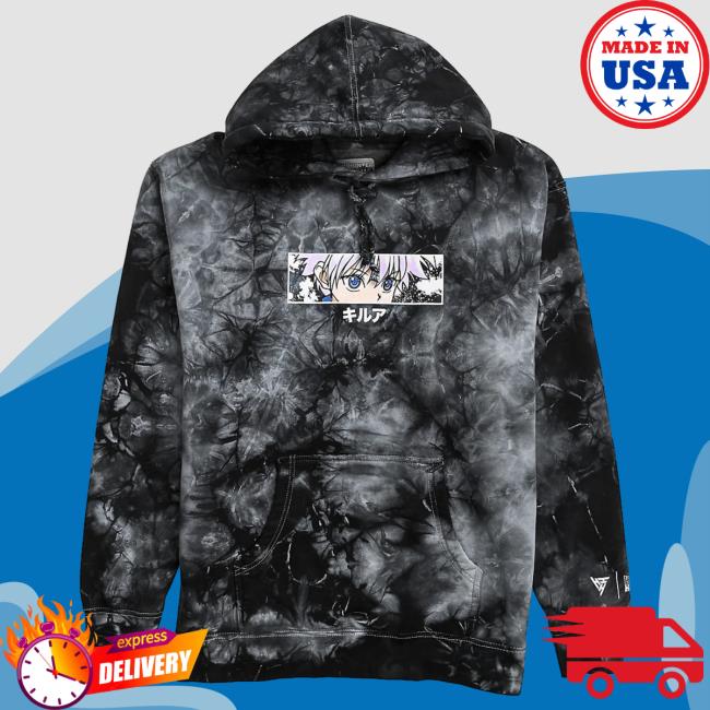 Official Hypland Clothing Merch Store Hypland Discord Hxh Killua Eyes Crew neck (Tie Dye)