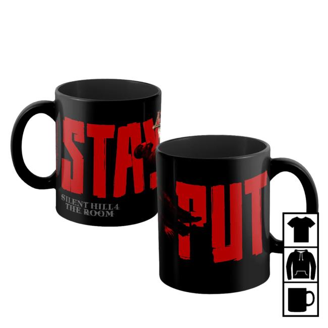 Official Konami Merch Shop Stay Put! Mug