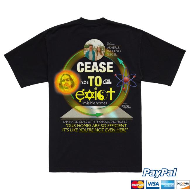 Official A24 Merch Store A24 Films Online Ceramics X The Curse Cease To Exist T Shirt A24 Shop